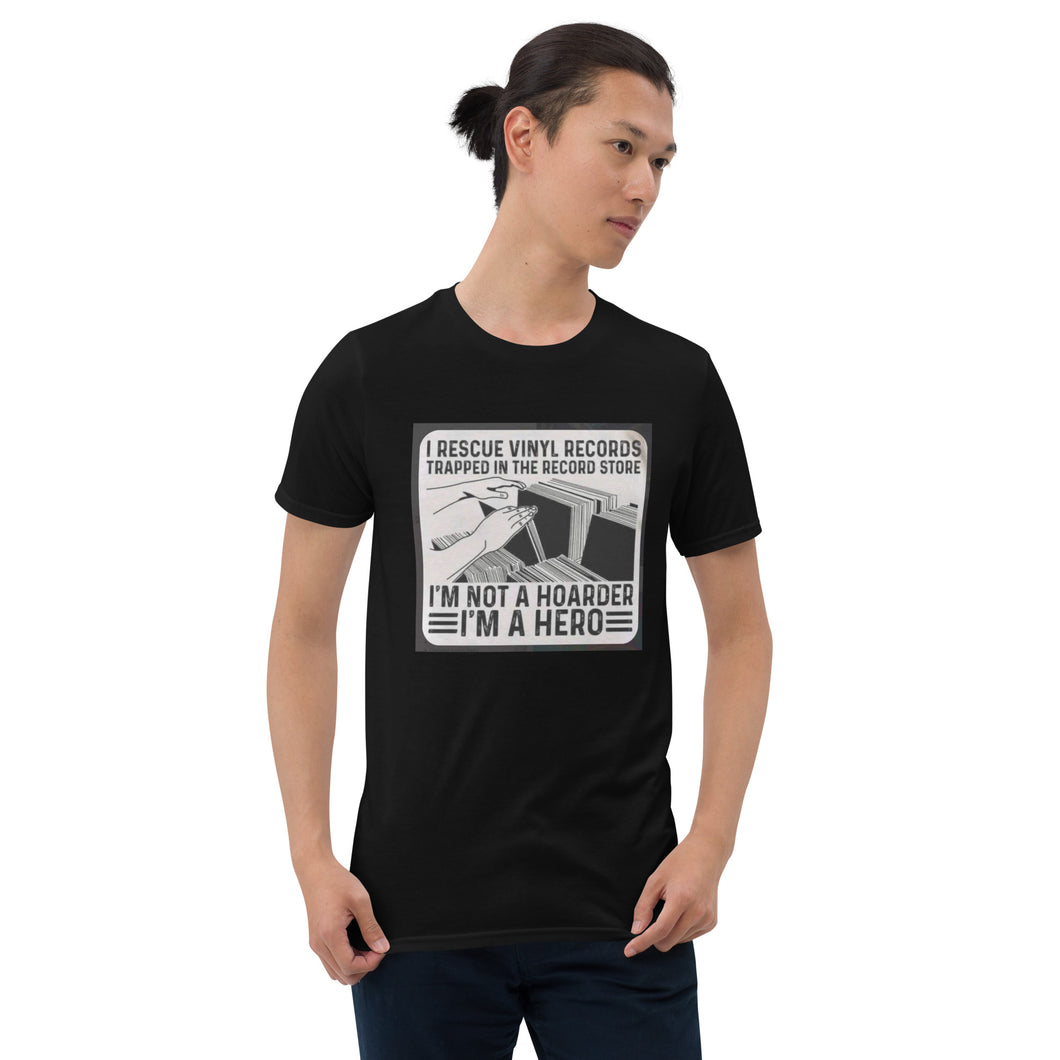 Record Store Hero Short-Sleeve Unisex T-Shirt