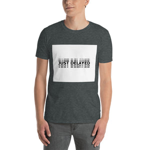 "Just delayed" Logo Blanc T-shirt H/F