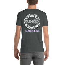 Charger l&#39;image dans la galerie, Plugg*d T-shirt Logo Back White / Purple
